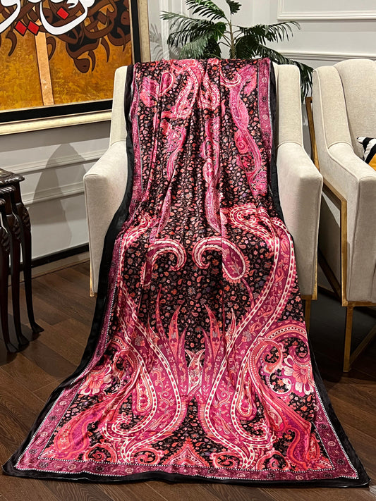 Eva Velvet Printed Shawl