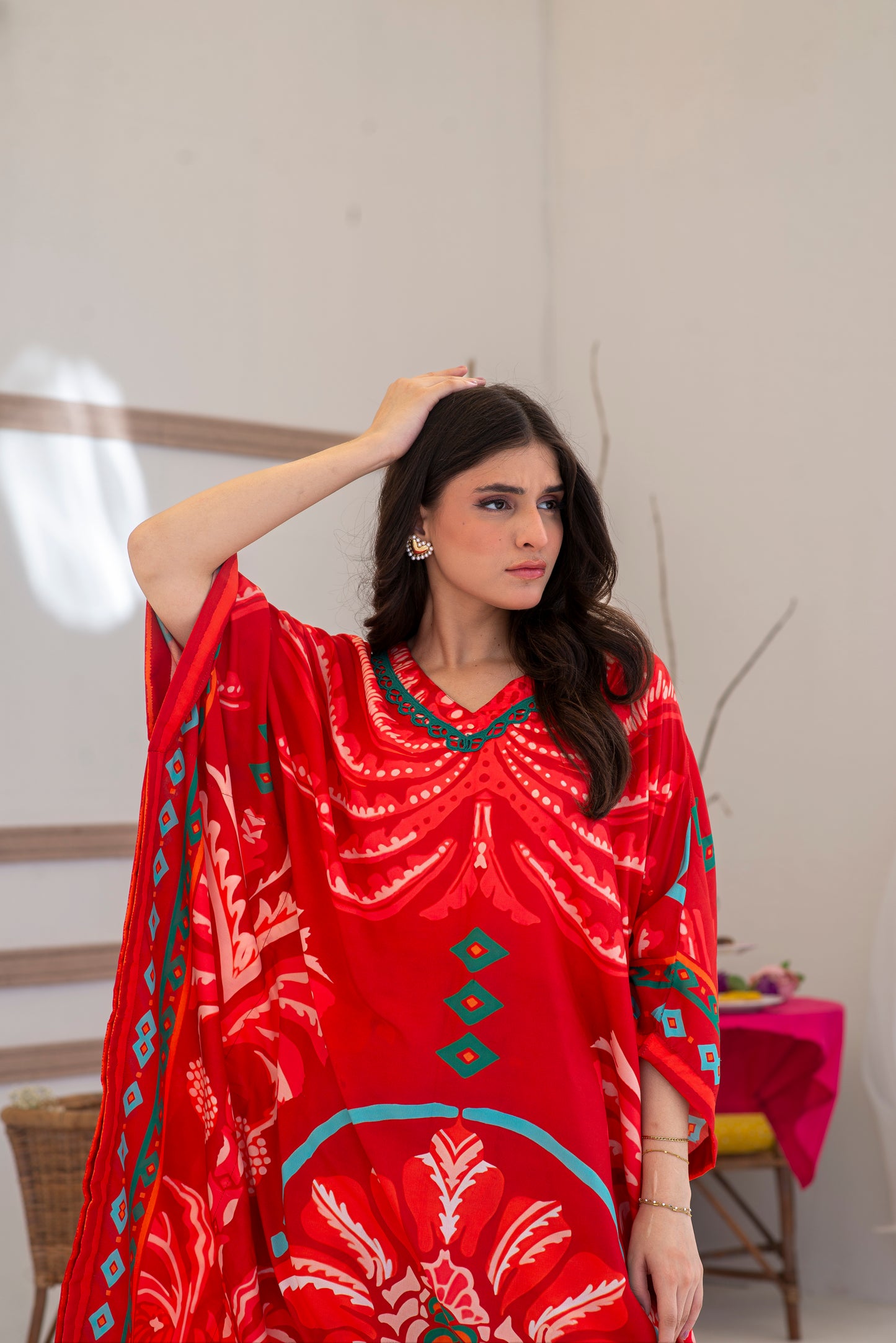 Tropical Bloom Kaftan